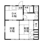 穀田アパートの間取り画像