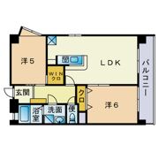 フレッシュマンション香椎の間取り画像
