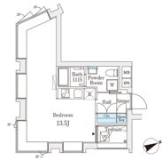 コージーコート四谷坂町の間取り画像