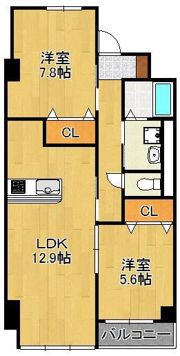 Queens Gardenの間取り画像