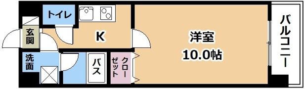 エンゼルプラザ南草津駅前の間取り画像