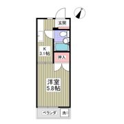 むさしのハイツの間取り画像