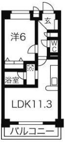 ST PLAZA EASTの間取り画像