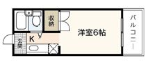 ウイング五日市の間取り画像