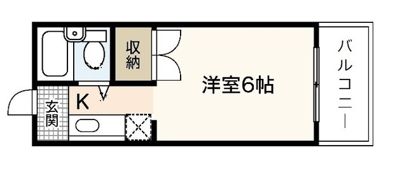 ウイング五日市の間取り画像