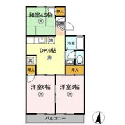 セジュール平野の間取り画像