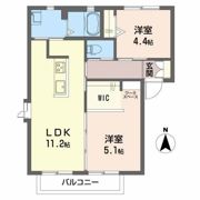 グレースタウン Eの間取り画像