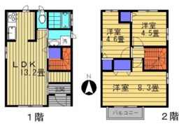 ベルリード横浜 E棟の間取り画像