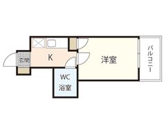 ダイアパレス比治山パークサイドの間取り画像