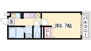 セジュール西代Ⅰの間取り画像