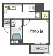 グランパシフィック大国町の間取り画像