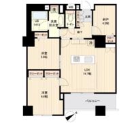 ドゥーエ横浜駅前の間取り画像