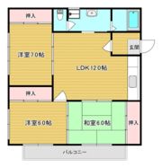 パークサイド伊島の間取り画像