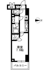 レジディア亀戸の間取り画像