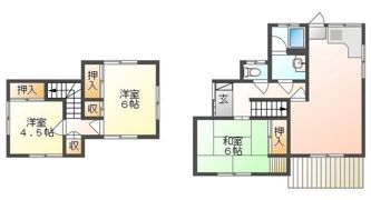 浜戸建ての間取り画像