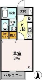 パラーシオ近藤Aの間取り画像