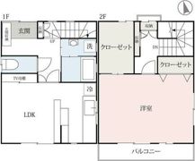 鷹匠町貸住宅の間取り画像