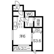 イーストブルーサンロクA棟の間取り画像