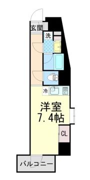 コンフォート王子の間取り画像
