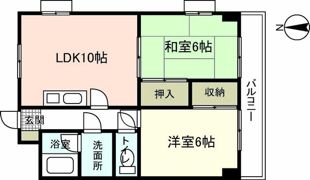 グリーンハイツ西原の間取り画像