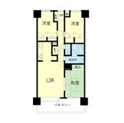 ｼﾃｨﾏﾝｼｮﾝ上熊本 603号の間取り画像