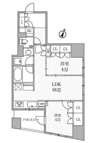 ディームス大手町ノースの間取り画像