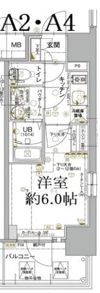 エスリード神戸兵庫駅ミッドポートの間取り画像
