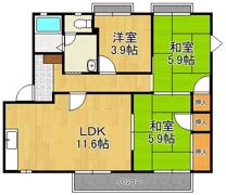 サンシティ別府 C棟の間取り画像