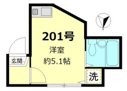 KKハウス北千住の間取り画像