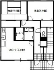 ヴィラさだいわ Aの間取り画像