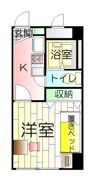 レオパレスひえだの間取り画像