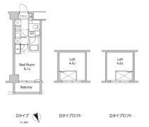 プラウドフラット蒲田Ⅱの間取り画像