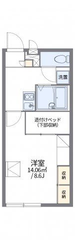 レオパレスジョイアスⅠの間取り画像