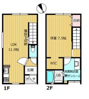 リヴィエール・プレ・西荒屋の間取り画像