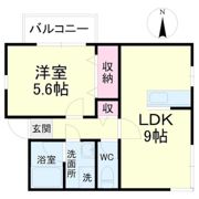 半田ビレッジ5号棟の間取り画像