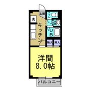 フラット眞山の間取り画像