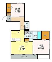 CREST OIZUMIの間取り画像