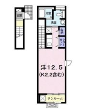 デュピエールWestの間取り画像