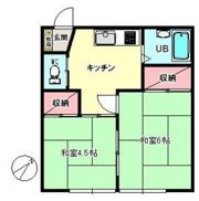 コーポ松山の間取り画像