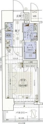 エステムコート梅田・天神橋IIIアヴァンテの間取り画像