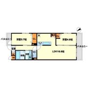 ガルデン穂波の間取り画像