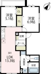 プルメリアの間取り画像