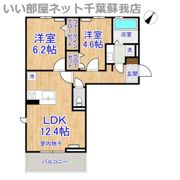 TORISIA Nの間取り画像