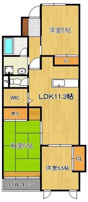 ココガモ＆壺壺蒲生の間取り画像