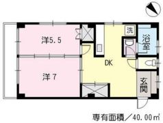 引地ビルの間取り画像