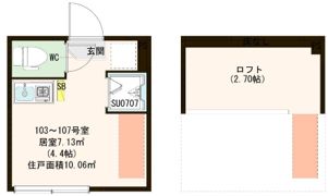 ハーモニーテラス南町の間取り画像