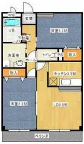 オアシス 荒池の間取り画像