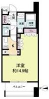 アビティ江坂(旧パークアクシス江坂広芝町)の間取り画像