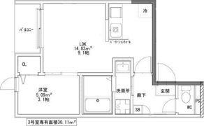 Calm塩釜口の間取り画像