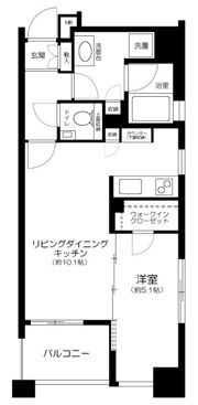 プレシス東神田の間取り画像